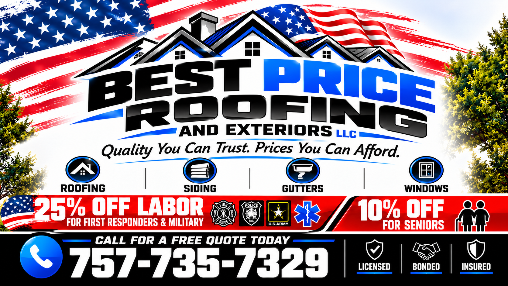 Best Price Roofing & EXTERIORS